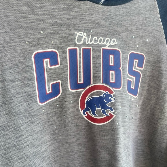 ‘47 Chicago Cubs Rhinestone Hoodie New With Tags NWT Women’s Medium - Picture 13 of 14
